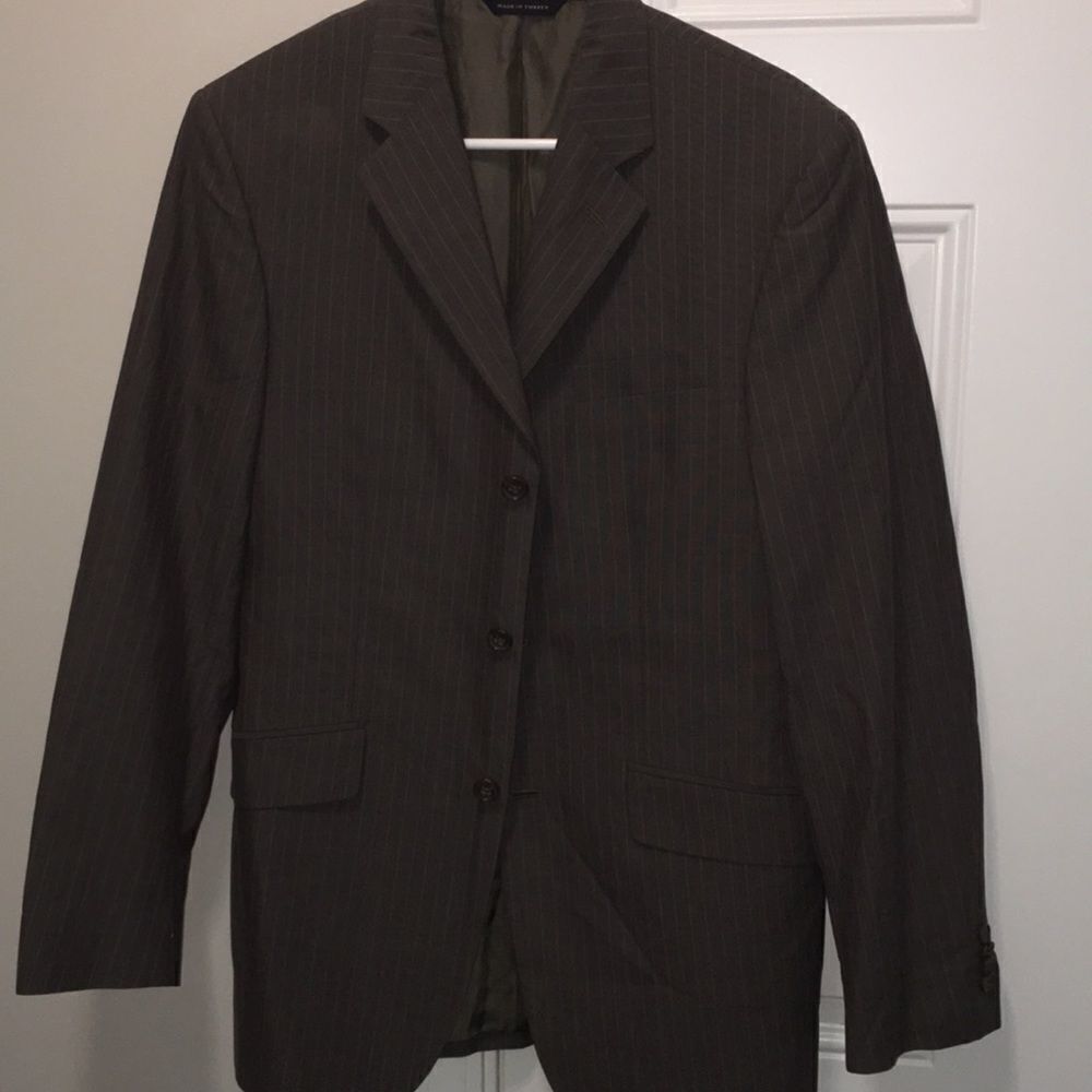 LtΒ brown Banana Republic 3 buttonβsuit coatβjacket